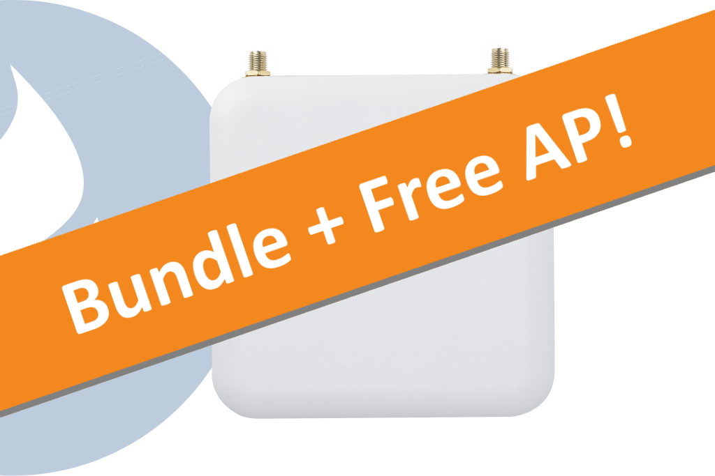 FREE AP BUNDLE! Plasma Cloud PA300E 2.4GHz Cloud Managed Wireless Mesh Access Point with Two Replaceable External Antennas